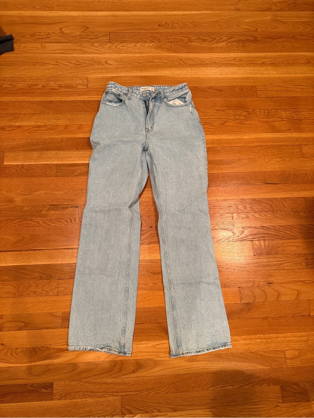 Abercrombie & Fitch Light Blue Straight Leg Jeans